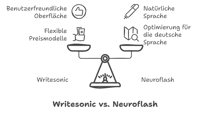 Vergleich Writesonic und Neuroflash